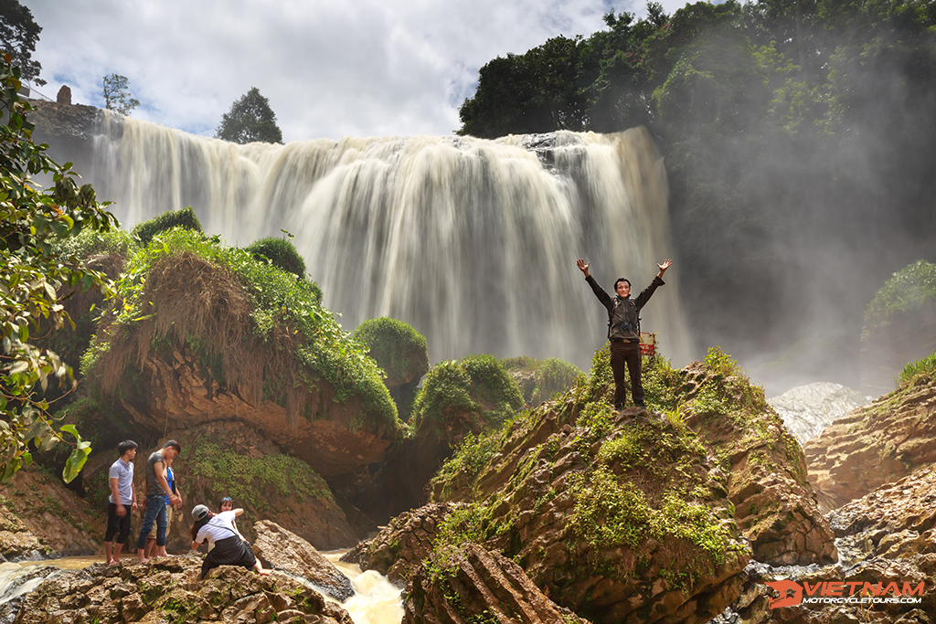Tour Exploring Elephant Falls And Pongour Falls In Dalat By Motorbike