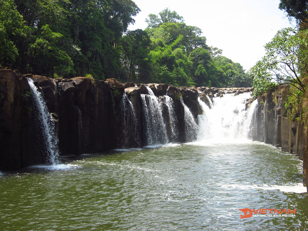 Tad pha suam waterfall at Champasak province in Laos